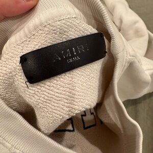 Amiri crewneck bandana logo sweater